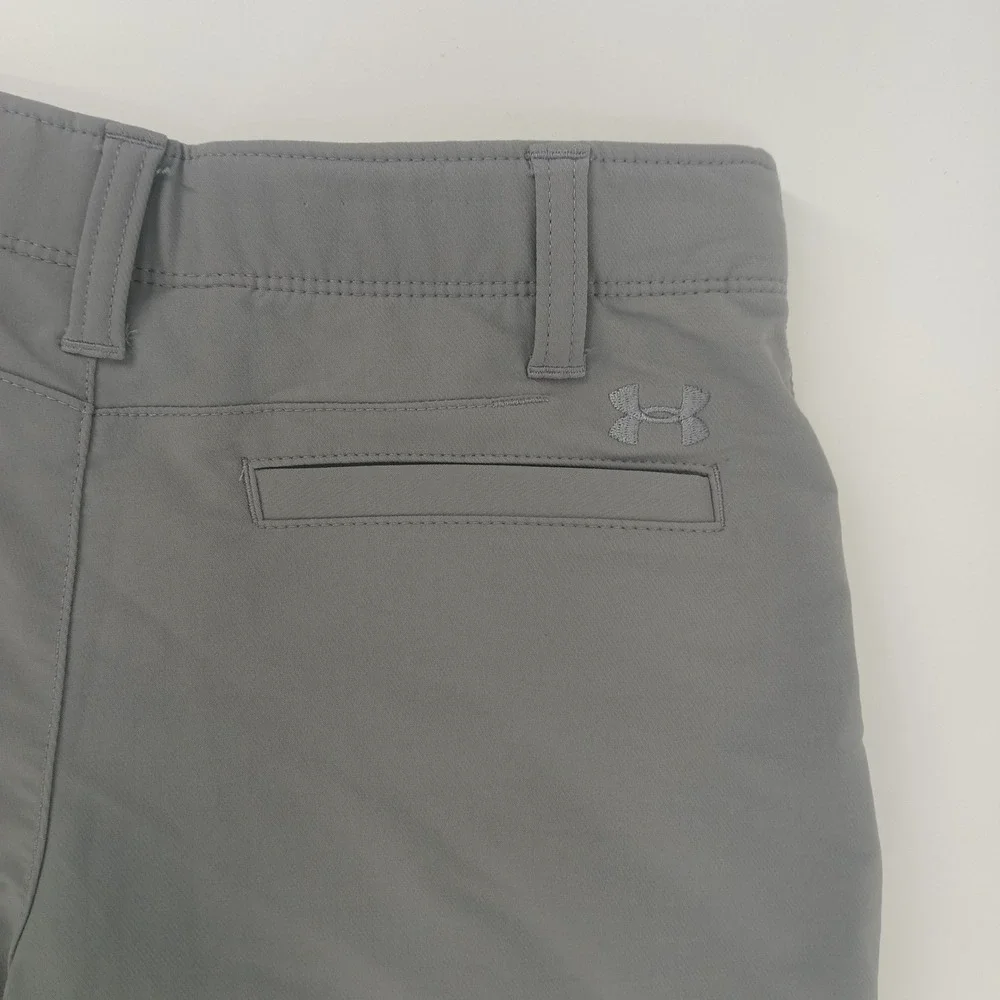 Under Armour Boys Gray Loose Golf Pants Performance Trousers 1290353 Size 10